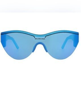Balenciaga Blue Shield Sunglasses